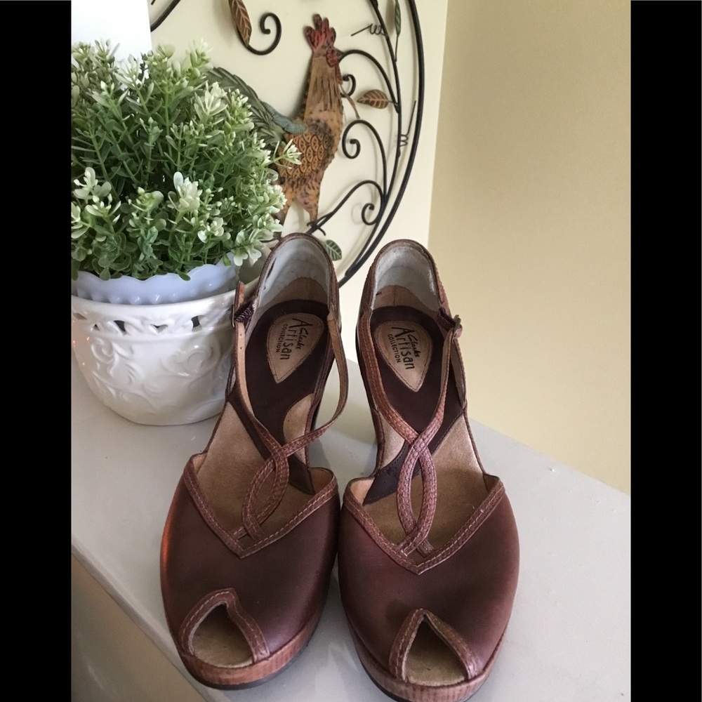 Clarks Artisan collection strappy sandal.